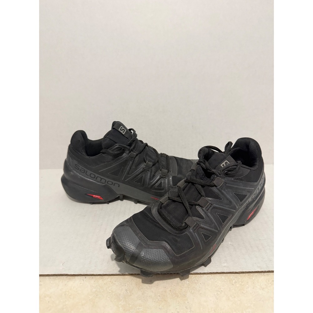Salomon Speedcross 5 Womens 6.5 Black Trail Running Shoes 406849